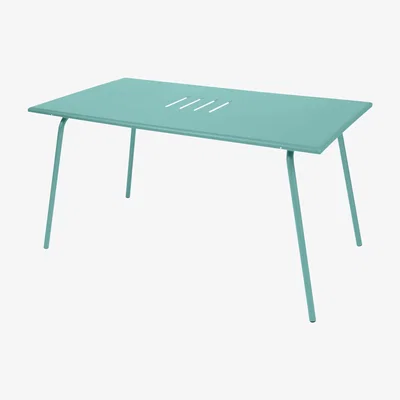 Made in Design Monceau Rectangular table - 146 x 80 cm - 6 people by Fermob Blue