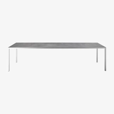 Made in Design LIM 3.0 Rectangular table by MDF Italia Grey