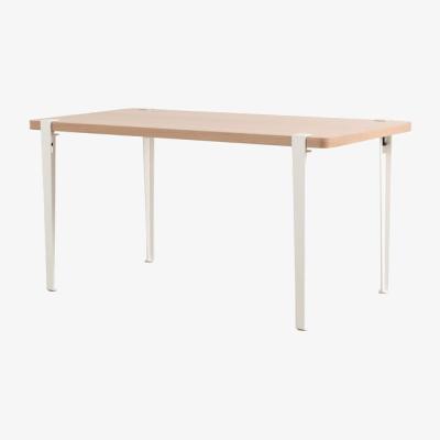 Made in Design Balthazar Rectangular table metal / 150 x 75 cm - 4 to 6 people / Eco-certified Wood - TIPTOE