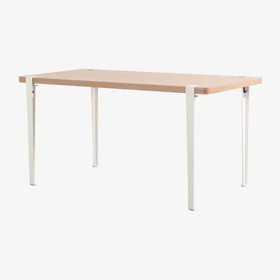 Made in Design Balthazar Rectangular table metal / 150 x 75 cm - 4 to 6 people / Eco-certified Wood - TIPTOE