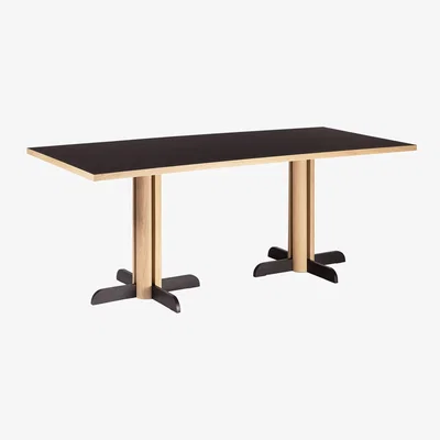 Made in Design Toucan Rectangular table wood black / 190 x 80 cm - KANN DESIGN