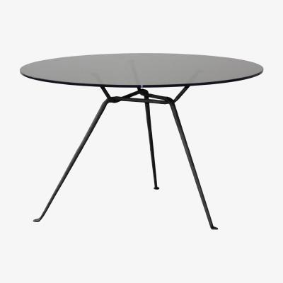 Made in Design Officina Round table - Ø 120 cm - Glass by Magis Black