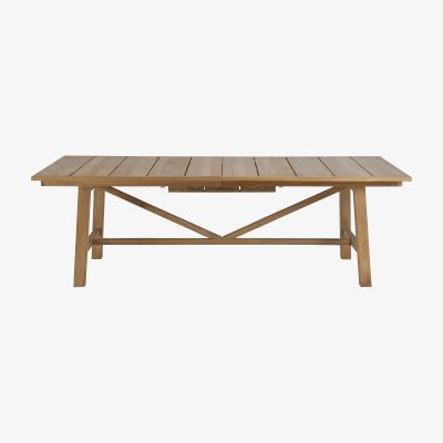 Made in Design Synthesis Extending table - / L 230 to 300 cm - Teak by Unopiu Natural wood