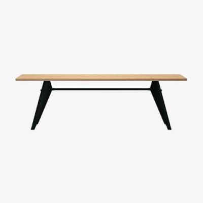 Made in Design EM Table Rectangular table - / 240 x 90 cm - By Jean Prouvé, 1950 by Vitra Natural wood