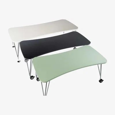Made in Design Max Rectangular table - Casters - 190 cm by Kartell White