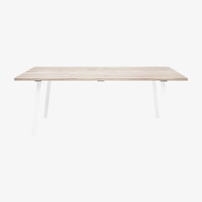 Made in Design Cozy Rectangular table - / 200 x 95 cm - Oak & metal by Bloomingville Natural wood
