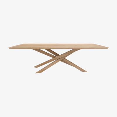 Made in Design Mikado Rectangular table - / Solid oak - 240 x 110 cm / 10 people by Ethnicraft Natural wood
