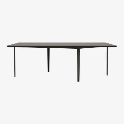 Made in Design Openup Rectangular table wood black / 218 x 110 cm - Cappellini