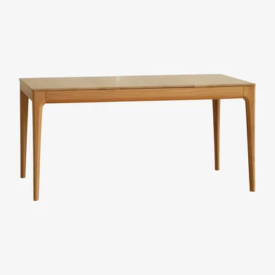 Made in Design Romana Extending table - L 155 à 200 cm - 6 to 8 persons by Ercol Natural wood