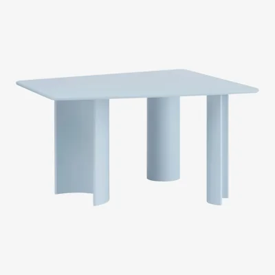 Made in Design Re-Norm Rectangular table wood blue / 130 x 120 cm - Muuto