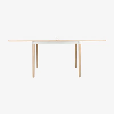 Made in Design Double up Extending table - L 95 to 192 cm by Bolia White/Natural wood
