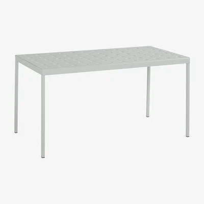 Made in Design Balcony Rectangular table - / 144 x 76 cm - Steel by Hay Green