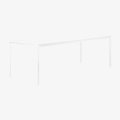 Made in Design Base Rectangular table - /250 x 90 cm by Muuto White