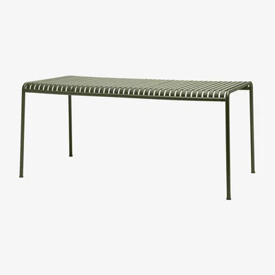 Made in Design Palissade Rectangular table - 160 x 80 - R & E Bouroullec by Hay Green