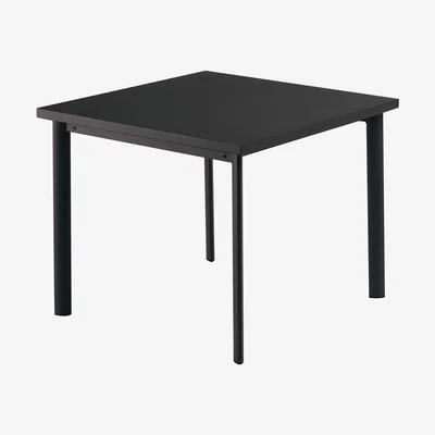 Made in Design Star Square table - Square - 90 x 90 cm by Emu Black