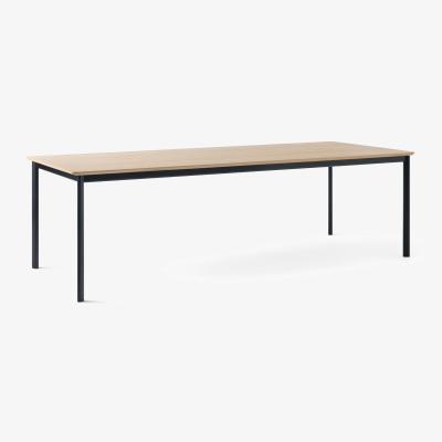 Nordic Nest &Tradition Drip HW117 dining table 103x253 cm Black frame-clear lacq. oak