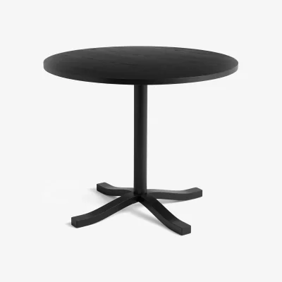 Nordic Nest HAY Pastis Table dining table Ø90 Black lacquered ash