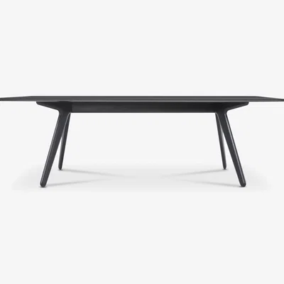 Nordic Nest Tom Dixon Slab dining table 96x200 cm Black oak