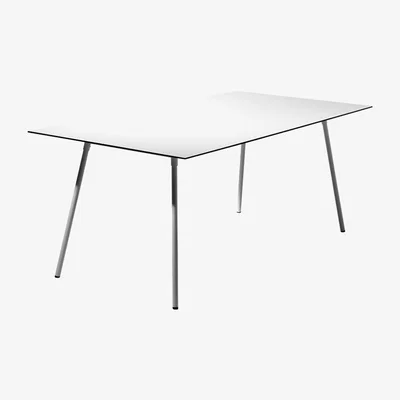 Nordic Nest SMD Design Ella dining table rectangular White. 180x90 cm