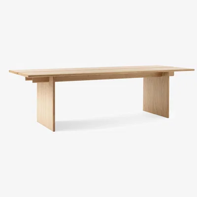 Nordic Nest &Tradition Ita OS2 dining table with cable management 95x260 cm Oak
