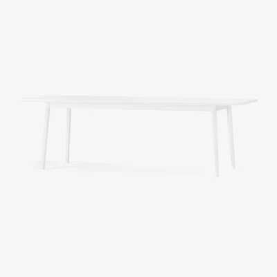 Nordic Nest Stolab Miss Holly table 235x82 + 2 extension pieces 2x50 cm Birch 21 white
