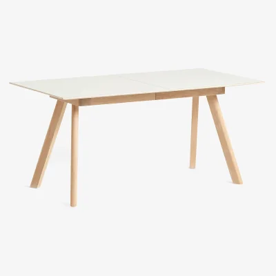 Nordic Nest HAY CPH30 2.0 Extendable dining table 80x160 cm Off white linoleum-lacq. oak