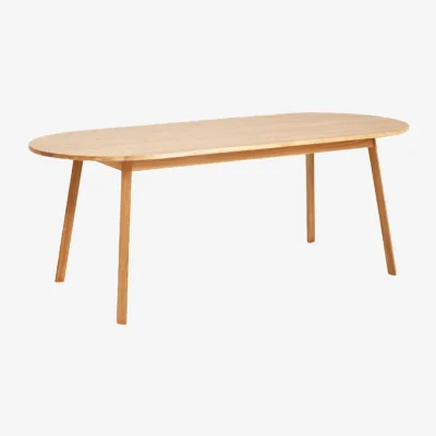 Nordic Nest HAY Triangle Leg dining table Lacquered oak 200x85 cm