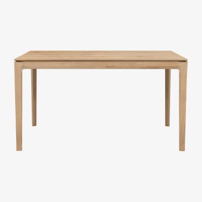 Nordic Nest Ethnicraft Beech dining table with extension leaf Oak wax oil 90x140/220 cm