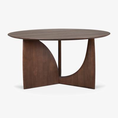 Nordic Nest Ethnicraft Geometric dining table Dark stained teak 150 cm