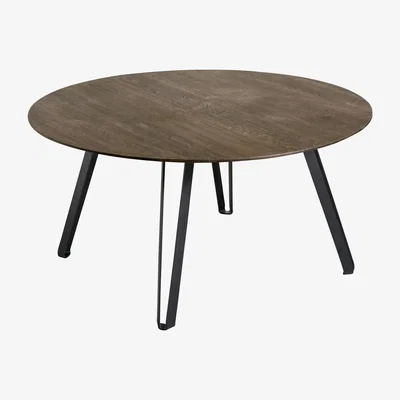 Nordic Nest MUUBS Space dining table Ø 120 cm Smoked oak
