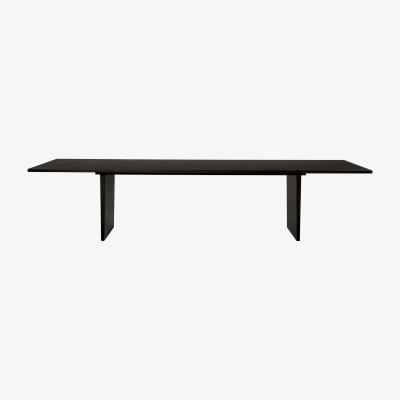 Nordic Nest Gubi Private dining room table 100x320 cm Brown-black stained oak