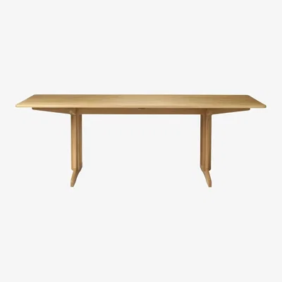 Nordic Nest FDB Møbler C64 Shaker dining table 90x220 cm Oak solid oiled