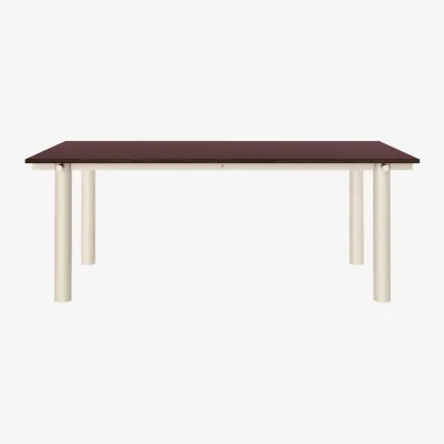 Nordic Nest Ferm Living Atura dining table Light cashmere-burgundy 90x200 cm