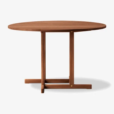 Nordic Nest Fredericia Furniture BM80 Mogensen Shaker Table table Ø120 cm Smoked oiled oak