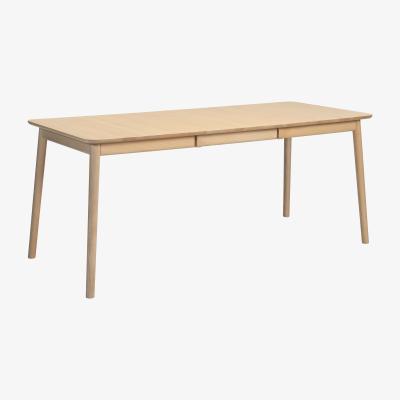 Nordic Nest Hans K ZigZag table 127x75 cm incl. additional disc 53 cm Stained blonde ash