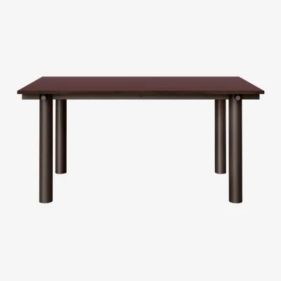Nordic Nest Ferm Living Atura dining table Dark chocolate-burgundy 90x160 cm