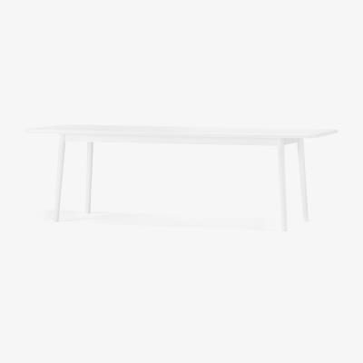 Nordic Nest Stolab Miss Holly dining table. 235x82 cm Birch 21 white