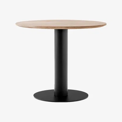Nordic Nest &Tradition In Between SK11 dining table Oak oil.matte black metal stand