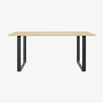 Nordic Nest Muuto 70/70 dining table 170x85 cm Solid smoked oak-Black