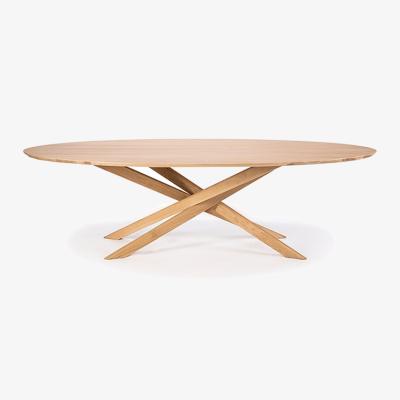 Nordic Nest Ethnicraft Mikado oval dining table Hardwax oiled oak