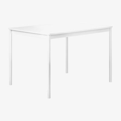 Nordic Nest Muuto Base dining table White. abs kant. 140x80cm