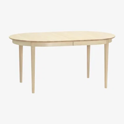 Nordic Nest Stolab Vardags dining table Birch light matt lacquer. 2 inserts