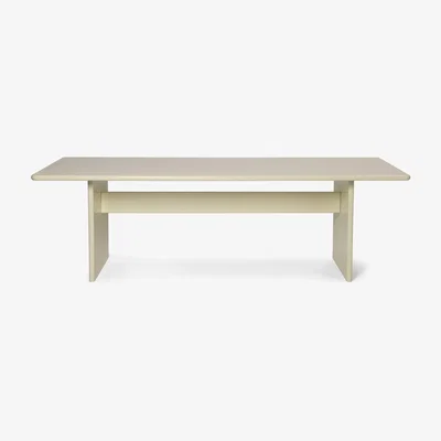 Nordic Nest ferm LIVING Rink dining table large 240x90x74 cm Eggshell