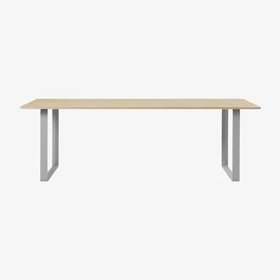Nordic Nest Muuto 70/70 dining table 225x90 cm Oak veneer-Plywood-Grey