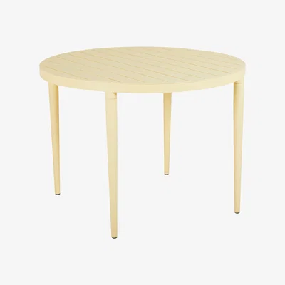 Nordic Nest Brafab Bigby dining table round Lemon Ø100 cm