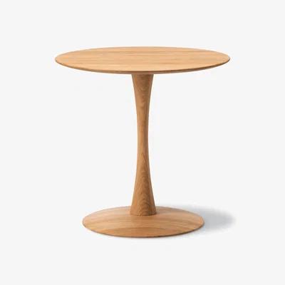 Nordic Nest Fredericia Furniture ND107 Trisse dining table Oiled oak Ø75x73 cm