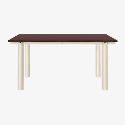Nordic Nest Ferm Living Atura dining table Light cashmere-burgundy 90x160 cm