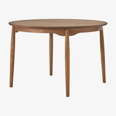 Nordic Nest Stolab Carl dining table oak Chocolate brown oil Special Edition Ø115 cm