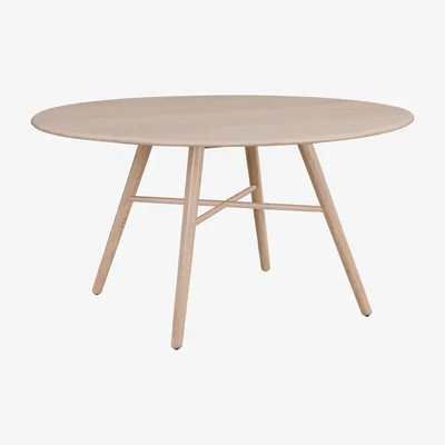 Nordic Nest Hans K San Marco table Ø140 cm Stained blonde ash
