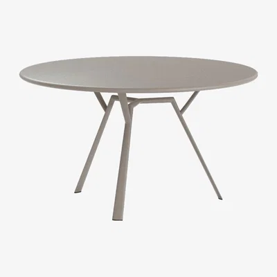 Nordic Nest Fast Radice Quadra Round table pearly gold
